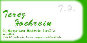 terez hochrein business card